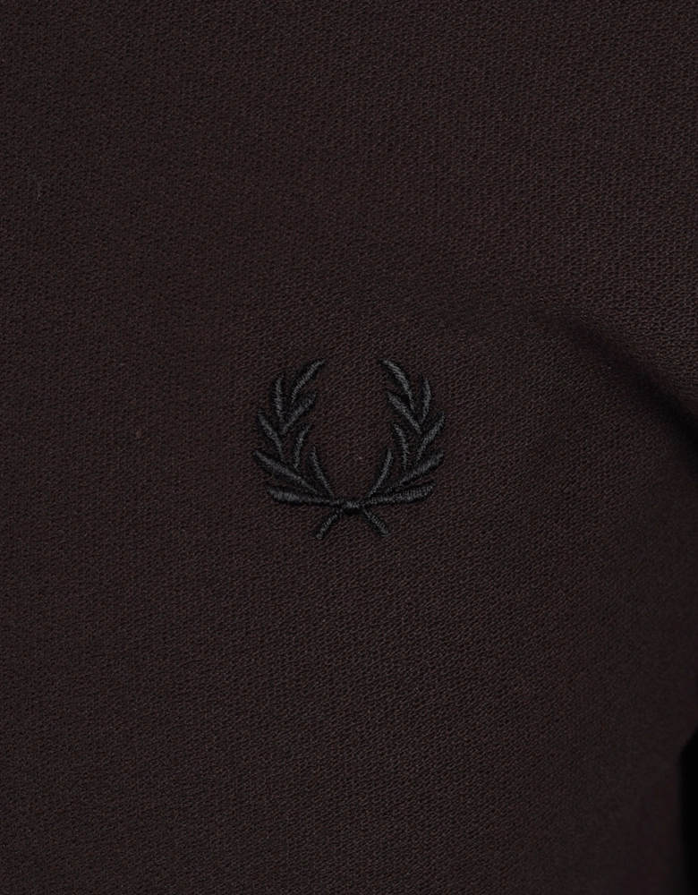 FRED PERRY CREPE PIQUE POLO SHIRT RICH BROWN