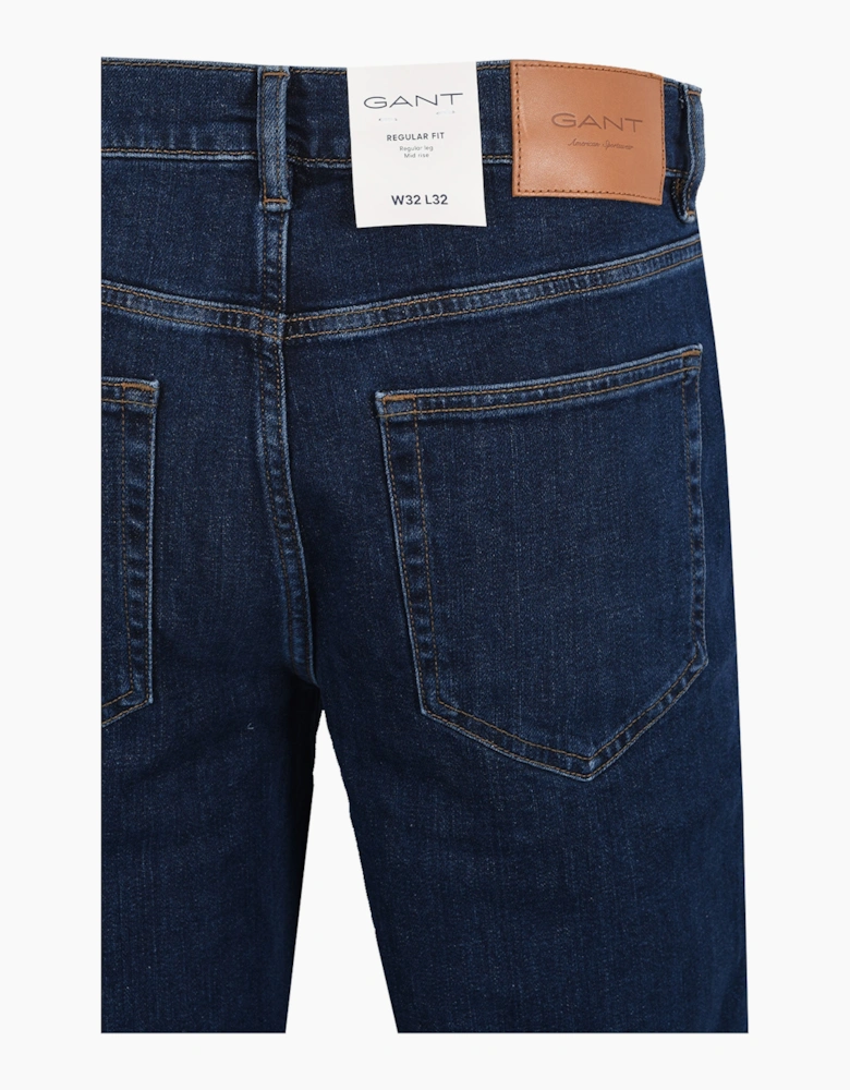 GANT CLASSIC REGULAR JEANS MID BLUE