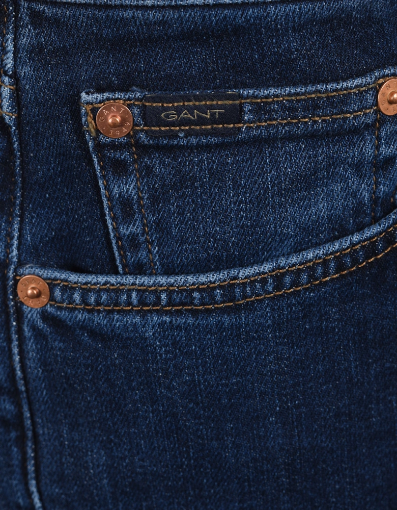 GANT CLASSIC REGULAR JEANS MID BLUE