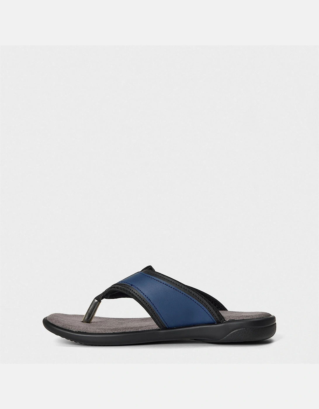 Travis Logo Print Thong Toe Flat Flip Flops