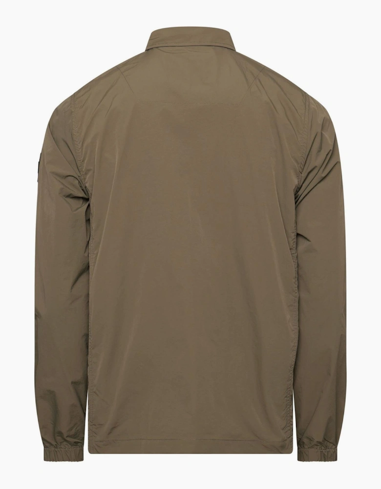 Granville Solid Patterned Flap Pocket Overshirt