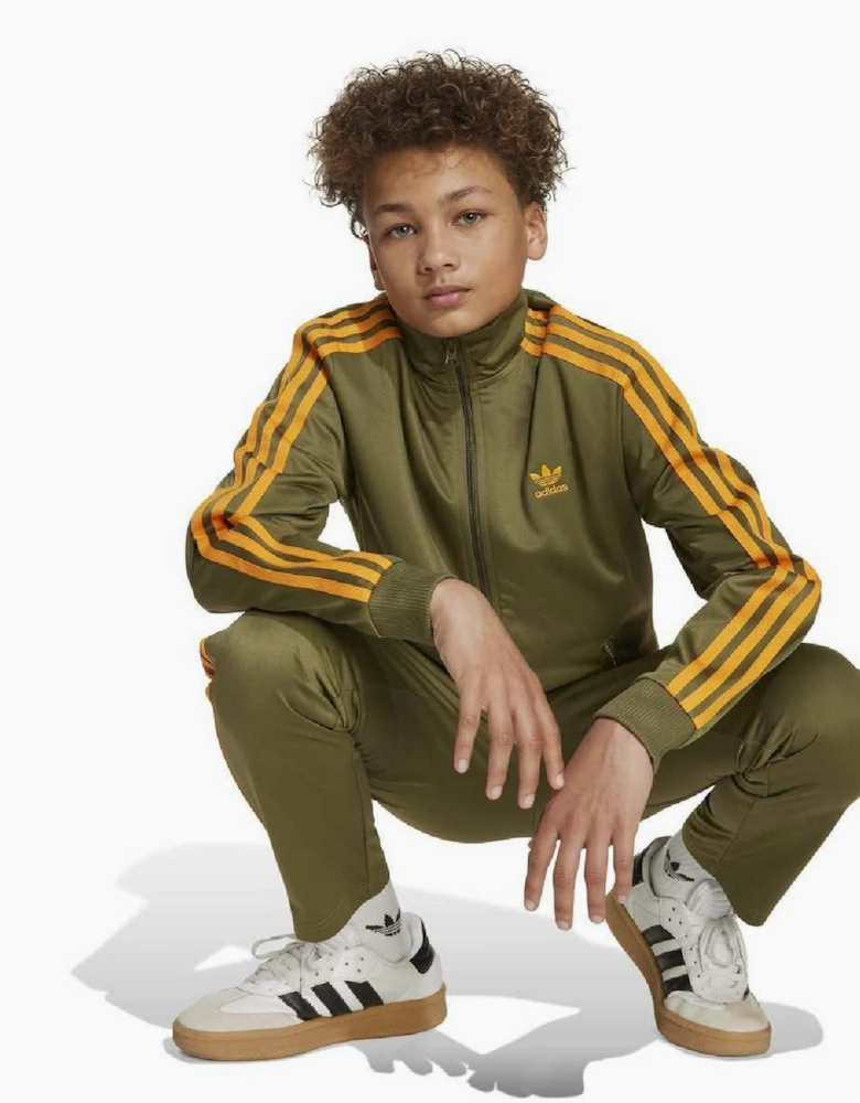 Adicolor Junior High Neck Long Sleeve Athletic Top