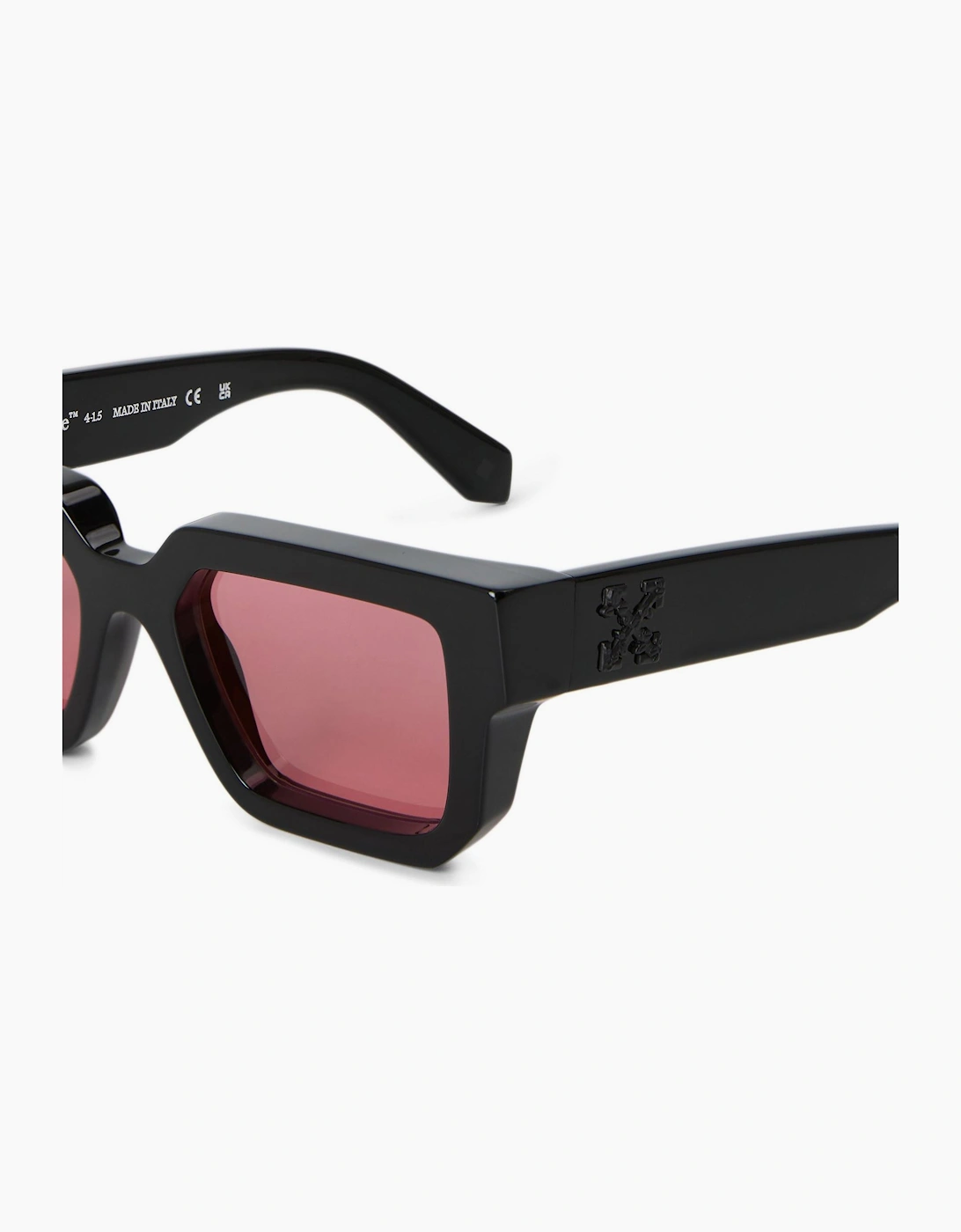 Stone Rectangle Full Rim Sunglasses