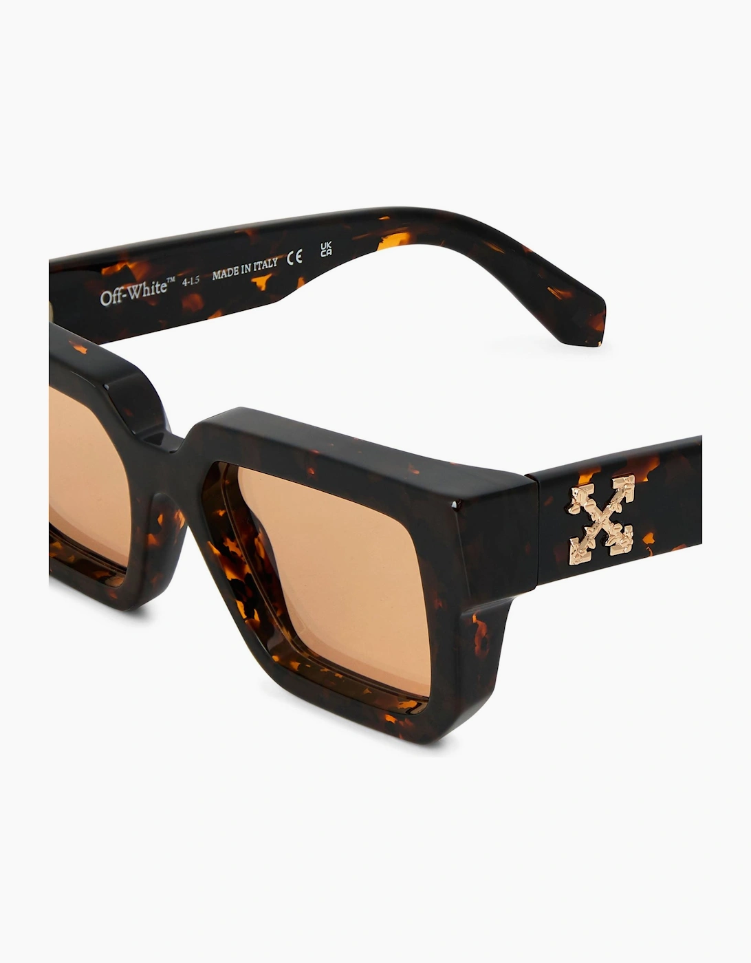 Stone Rectangle Full Rim Sunglasses
