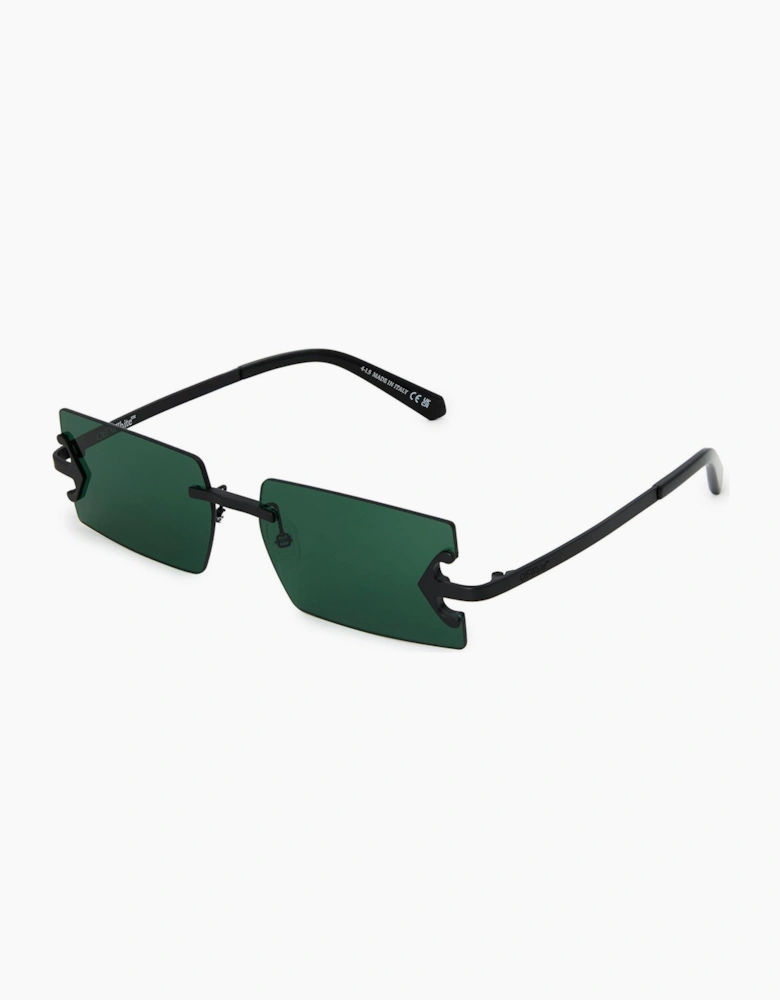 Surprise Rectangle Rimless Sunglasses