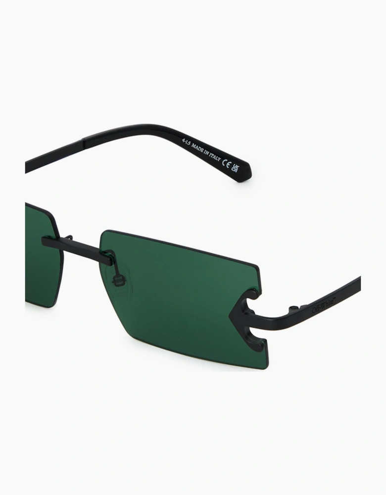 Surprise Rectangle Rimless Sunglasses