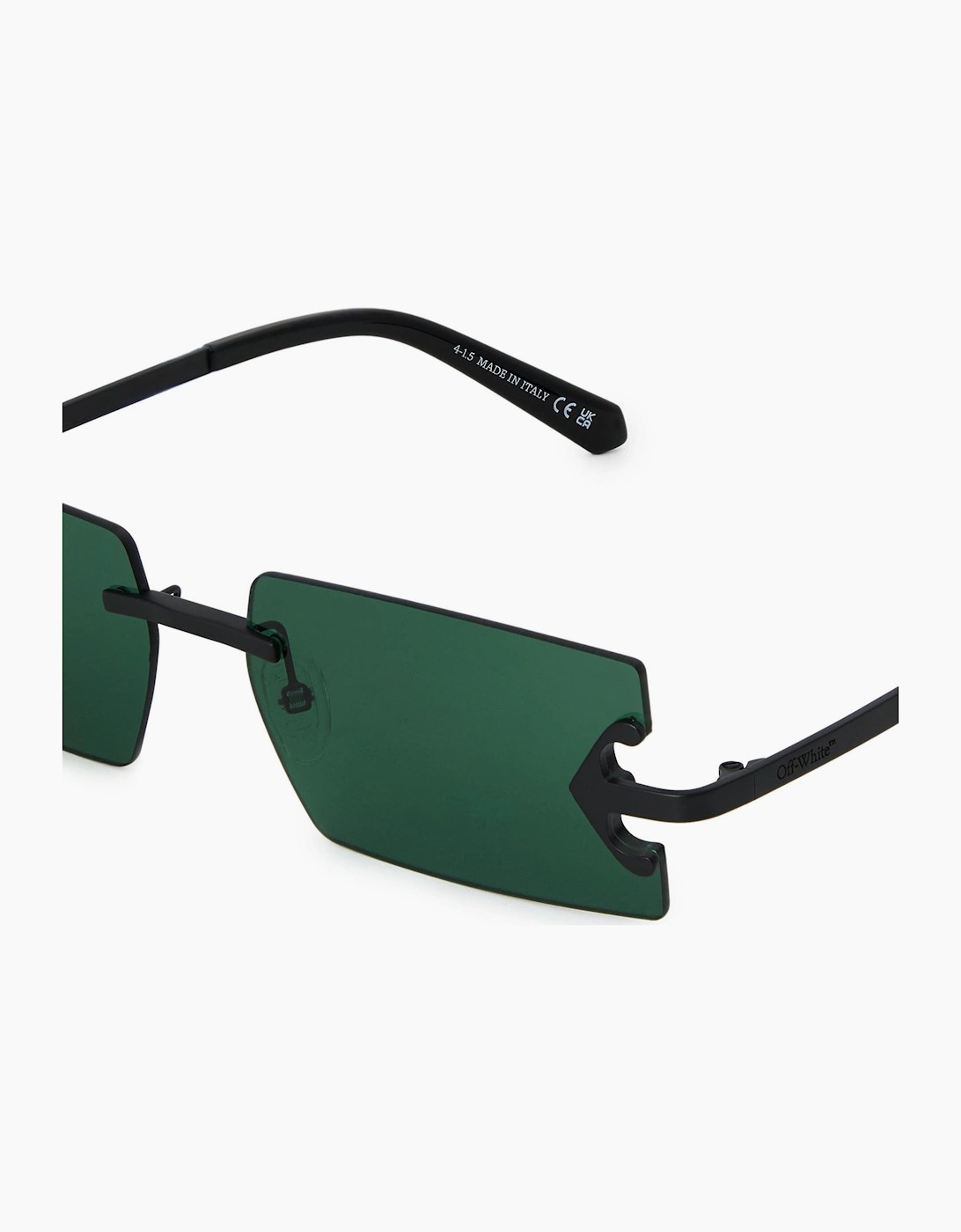 Surprise Rectangle Rimless Sunglasses
