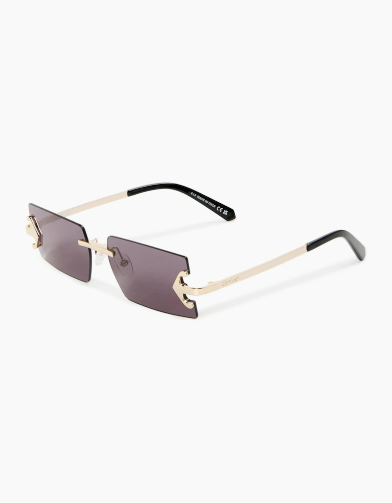 Surprise Rectangle Rimless Sunglasses