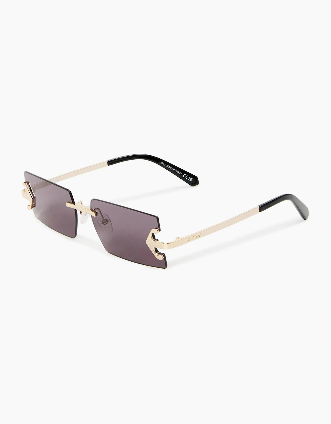 Surprise Rectangle Rimless Sunglasses