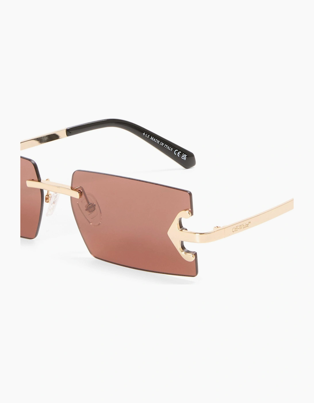 Surprise Rectangle Rimless Sunglasses