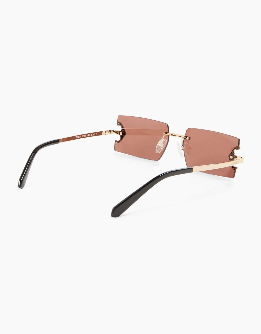 Surprise Rectangle Rimless Sunglasses