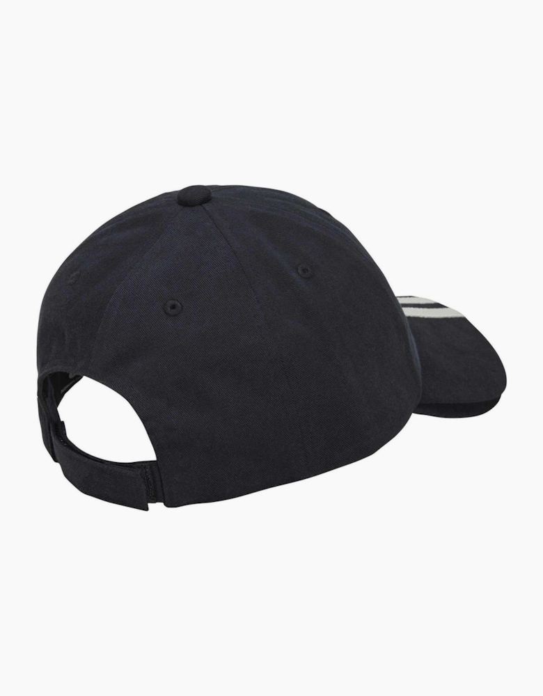 Y 3 Stripes Logo Embroidered Dad Cap