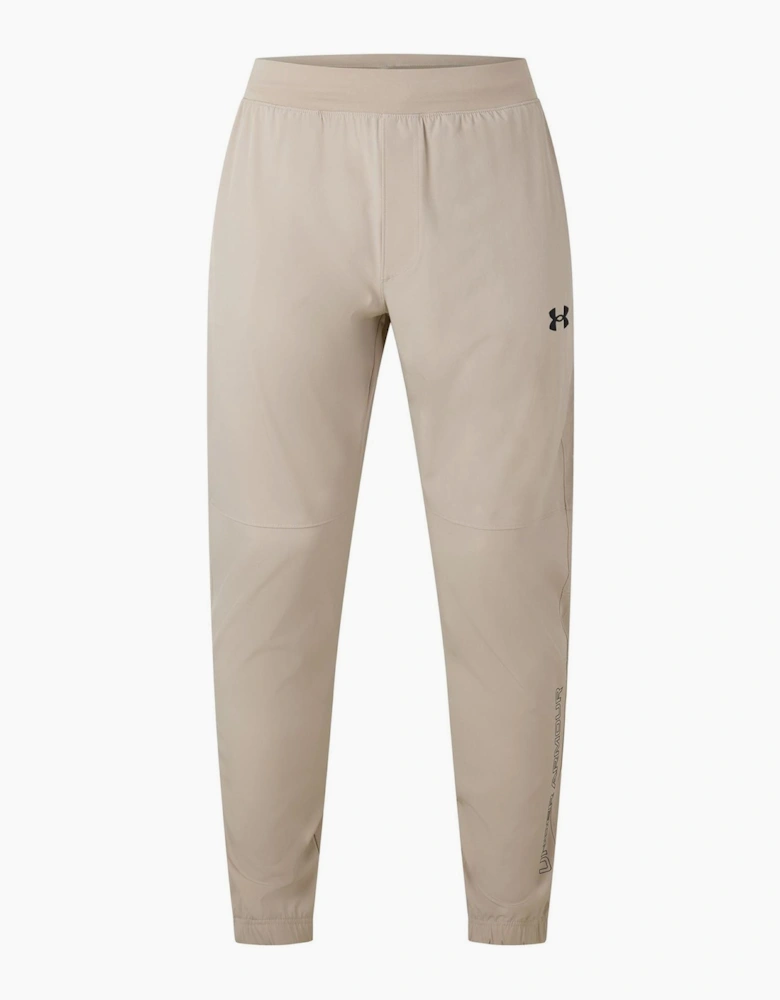 Solid Patterned Tapered Slim Running Pants
