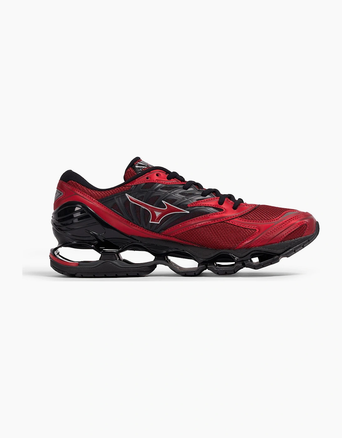 Mizuno Men's Red Wave Prophecy Low Top Lace-Up Sneakers - Size 8.5