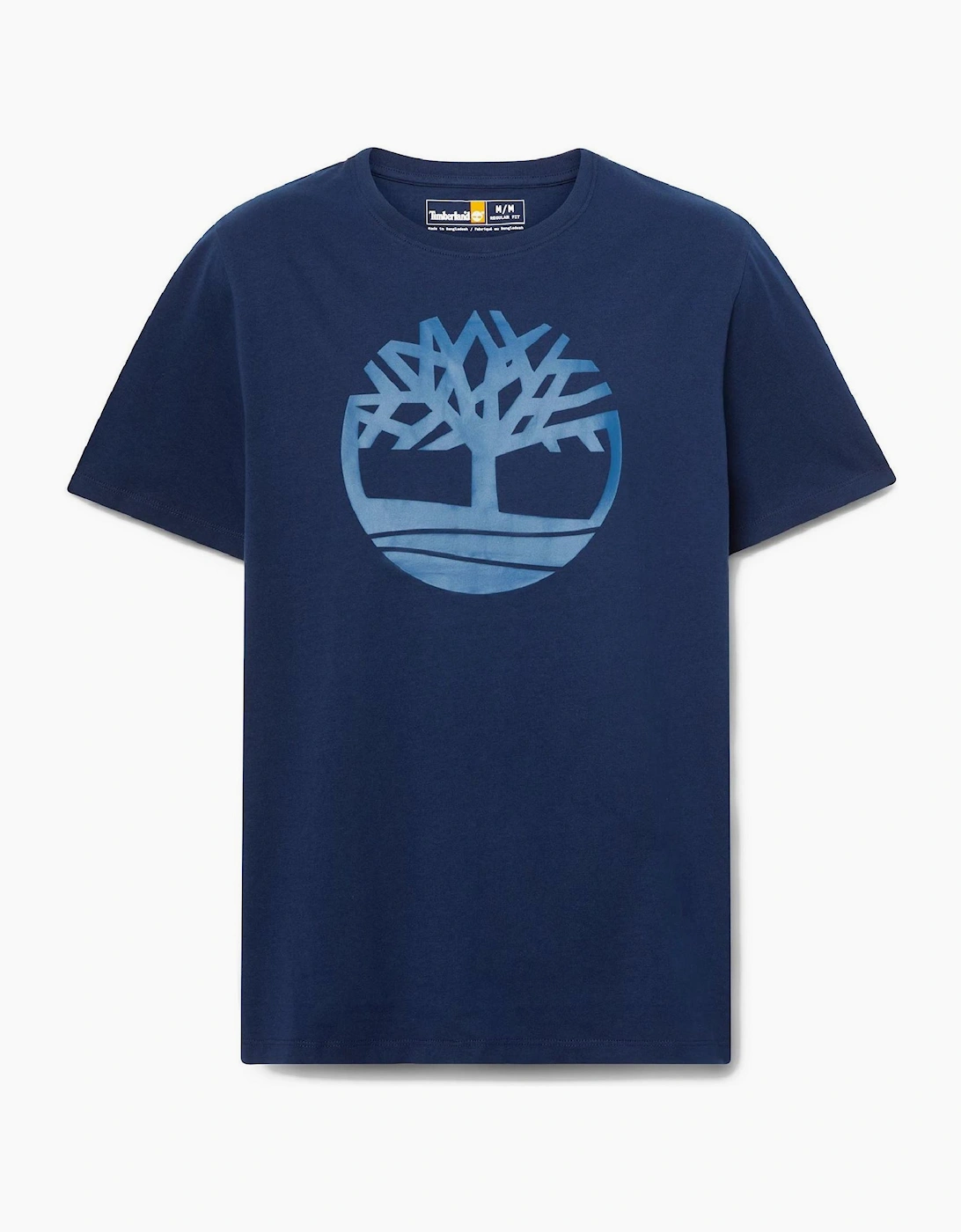 Timberland Men's Kennebec River Tree Timberland Logo Crew Neck T-Shirt - Navy