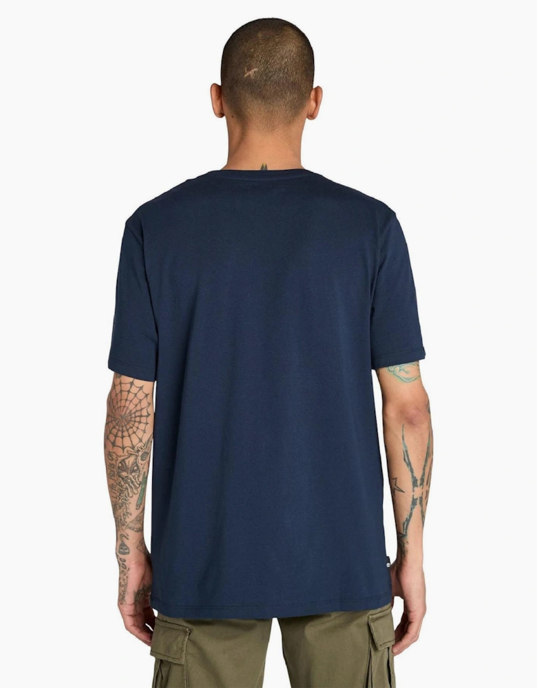 Kennebec River Tree Timberland Logo Crew Neck T-Shirt