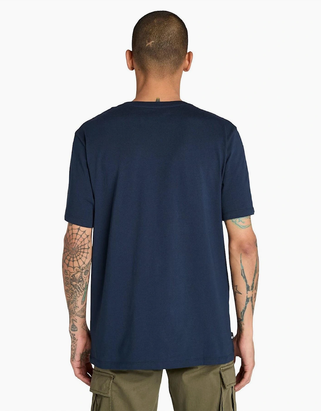 Kennebec River Tree Timberland Logo Crew Neck T-Shirt