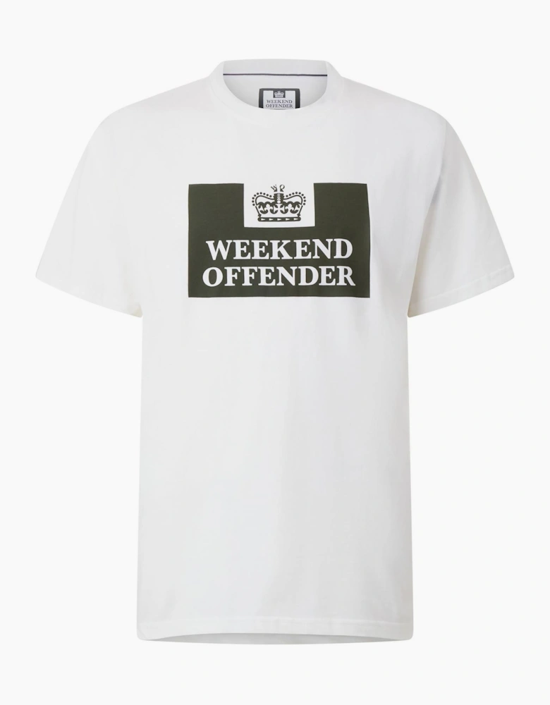 McMoney Lettering Graphic Crew Neck Short Sleeve T-Shirt
