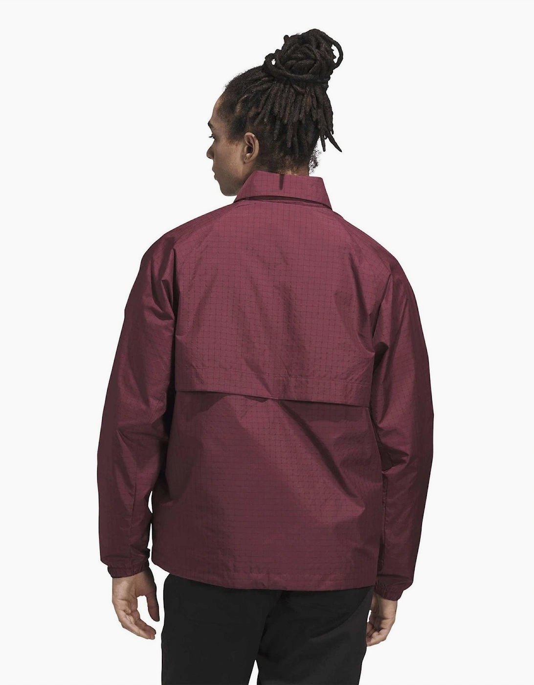 Shmoofoil Solid Patterned Coach Jacket with Shirt Collar