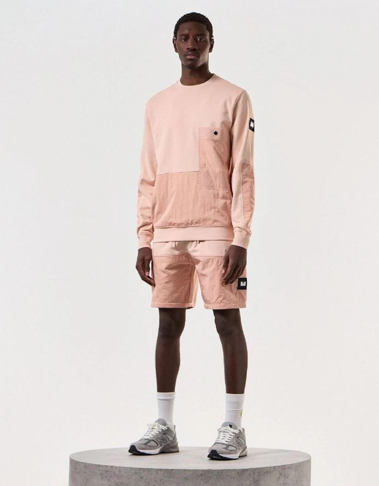 Azeez Parach Solid Shorts with Elasticated Waistband