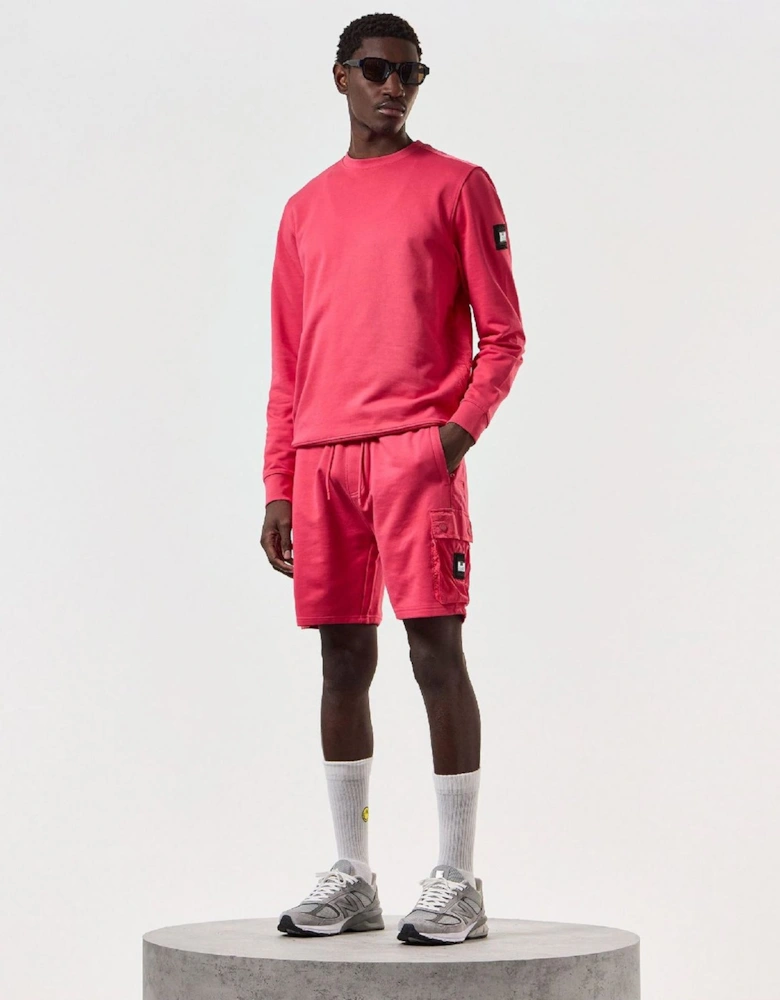 Pink Sands Solid Shorts with Elasticated Waistband