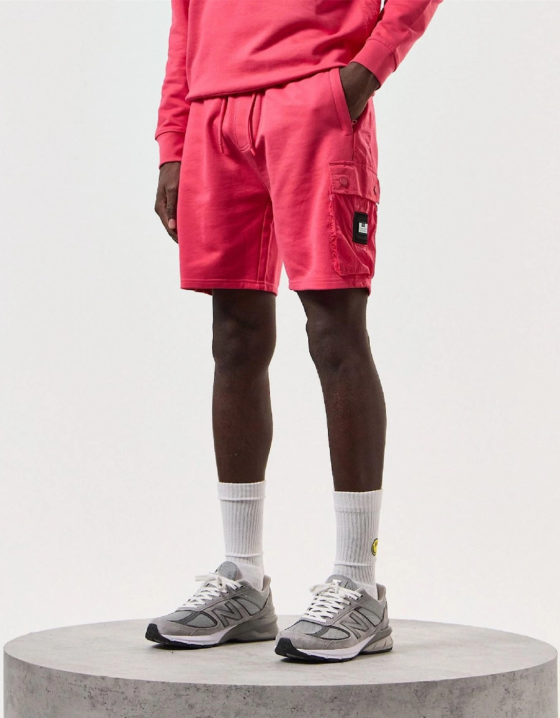 Pink Sands Solid Shorts with Elasticated Waistband