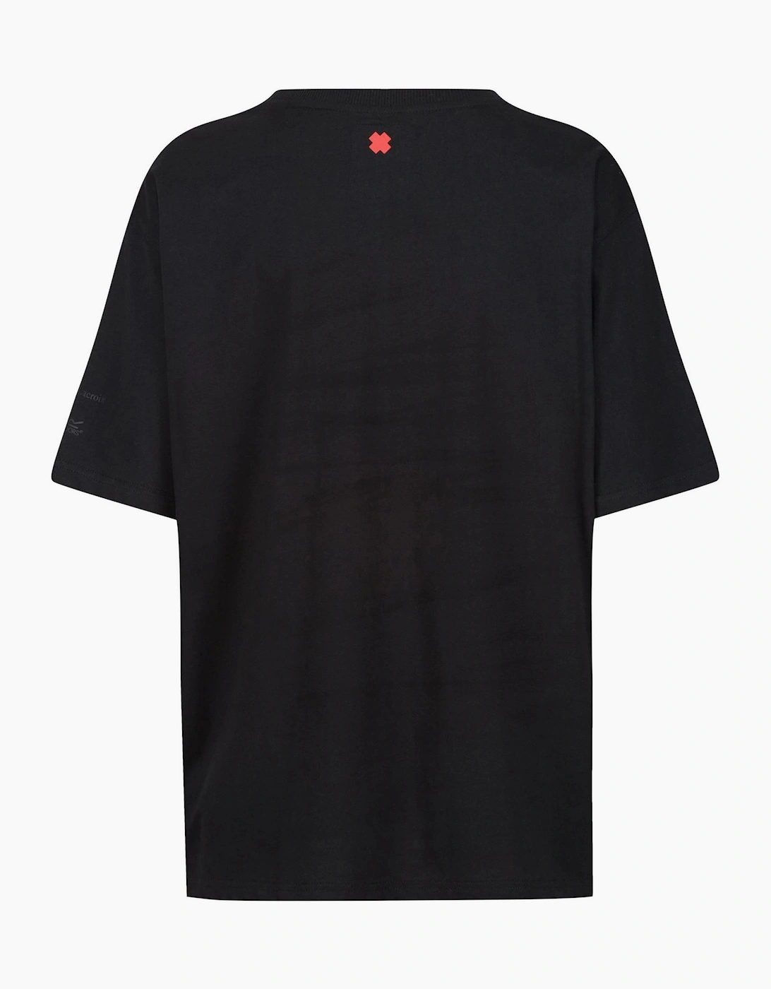 Crew Neck Short Sleeve Text Graphic Jersey T-Shirt