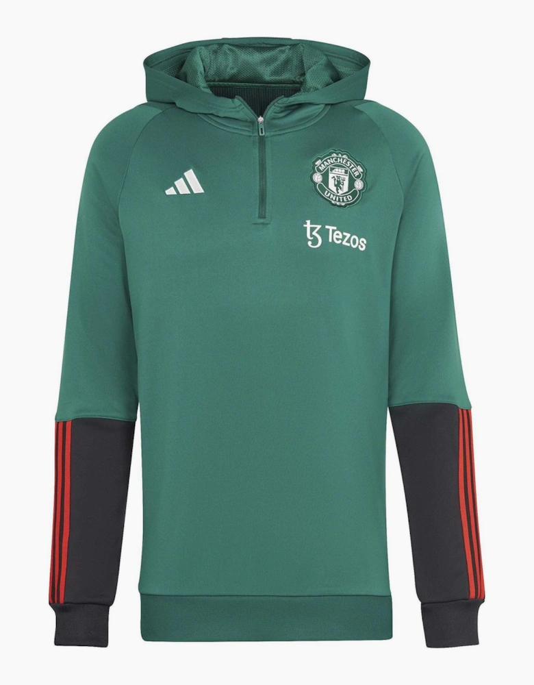 MUFC Hooded Neck Raglan Sleeve Sweatshirt