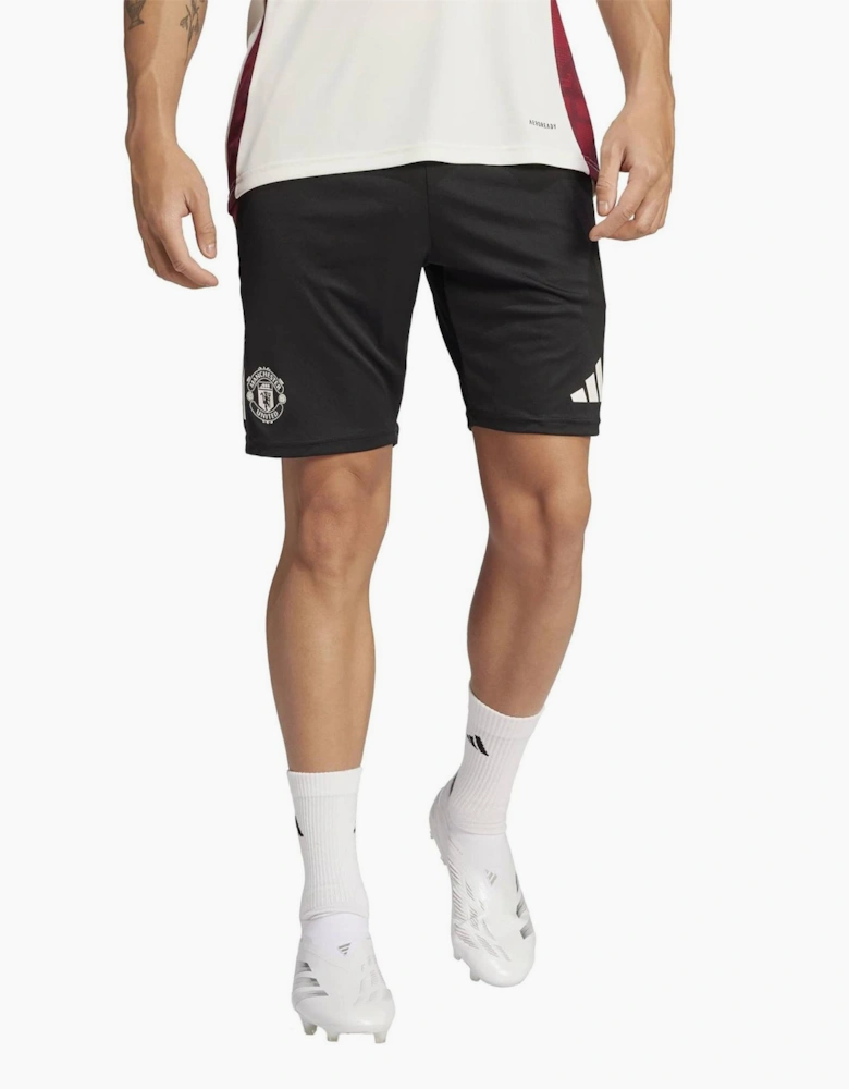 MUFC Solid Patterned Bermuda Shorts