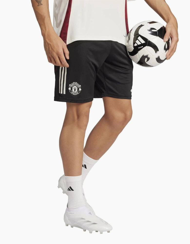 MUFC Solid Patterned Bermuda Shorts