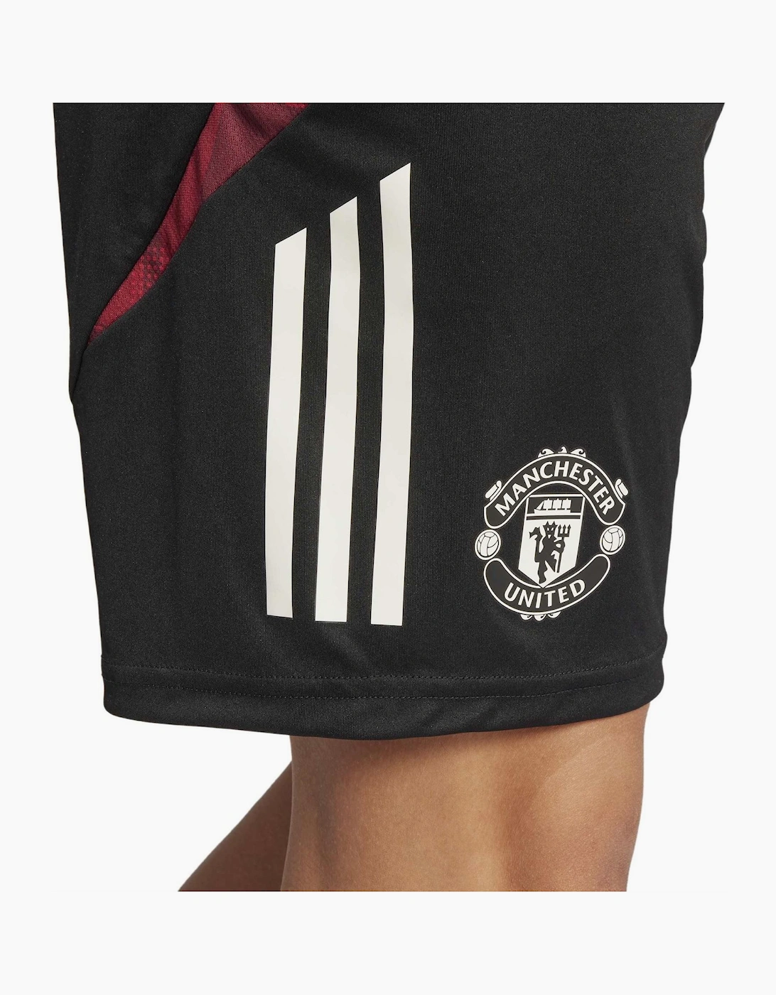 MUFC Solid Patterned Bermuda Shorts