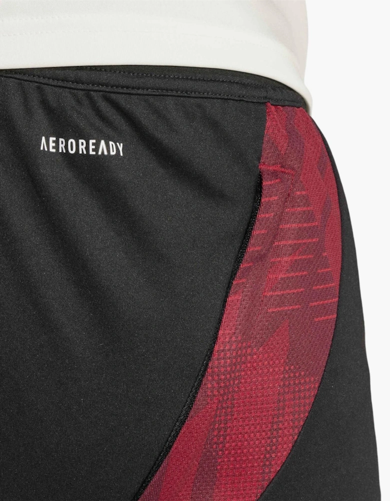 MUFC Solid Patterned Bermuda Shorts