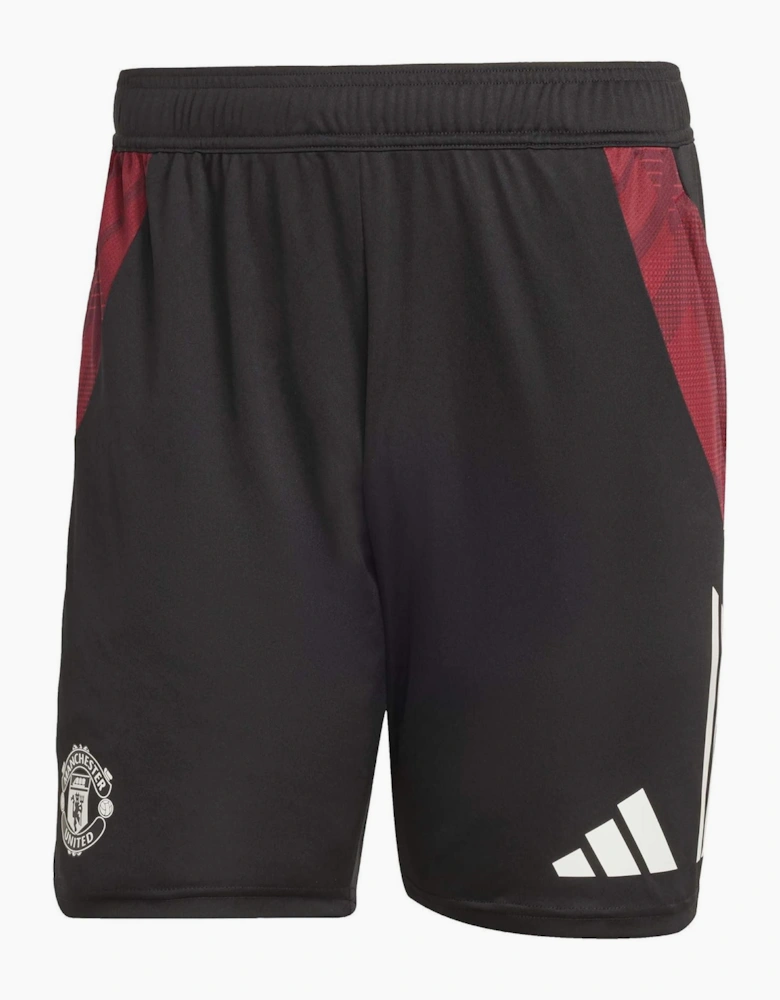MUFC Solid Patterned Bermuda Shorts