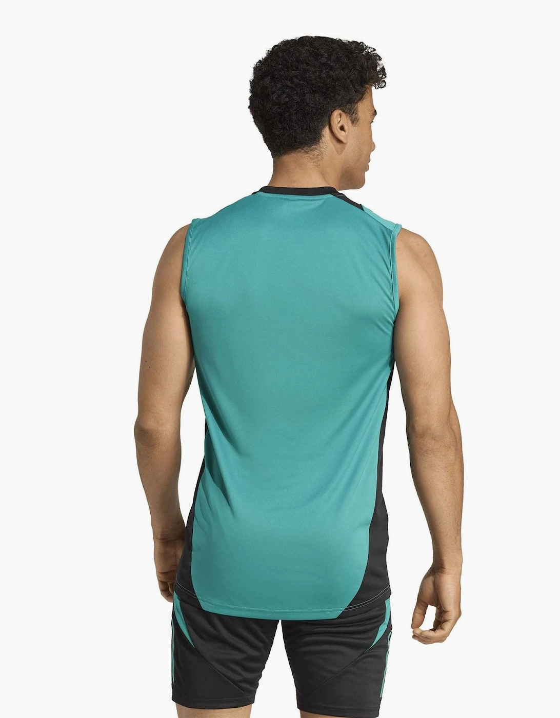 Printed Logo Crew Neck Sleeveless Singlet