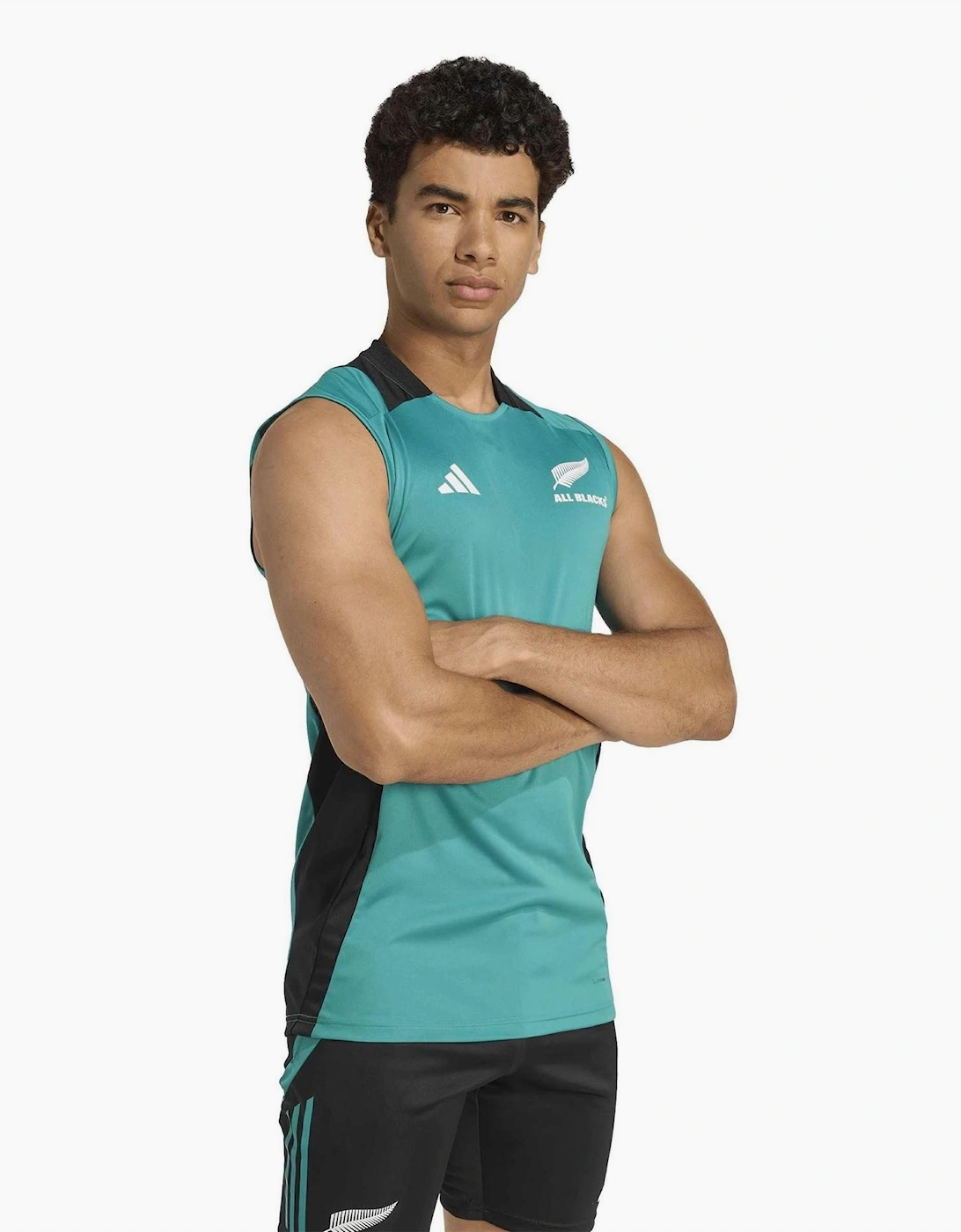 Printed Logo Crew Neck Sleeveless Singlet