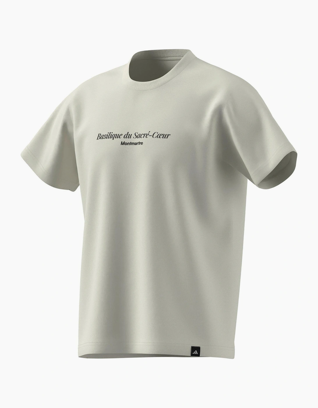 Paris Text Graphic Crew Neck Short Sleeve T-Shirt