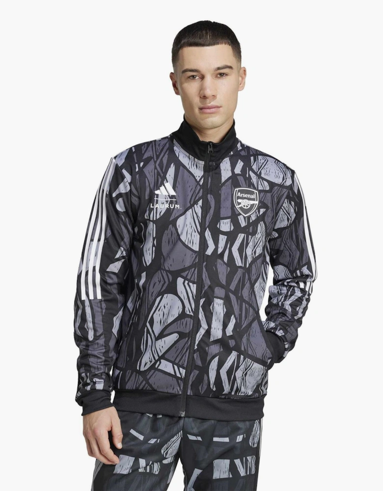 Arsenal Tiro Mock Neck Full Zip Long Sleeve Track Top