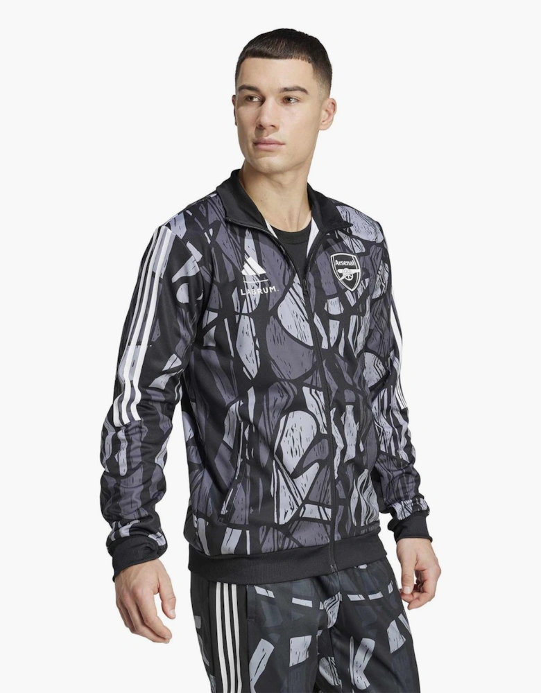Arsenal Tiro Mock Neck Full Zip Long Sleeve Track Top
