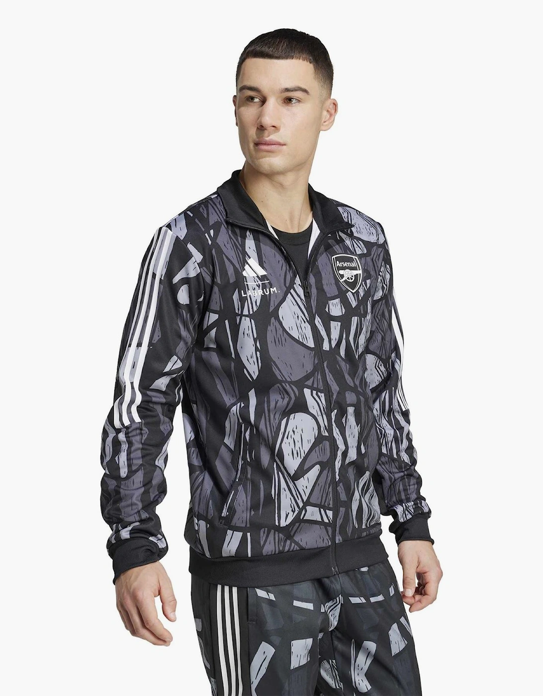 Arsenal Tiro Mock Neck Full Zip Long Sleeve Track Top