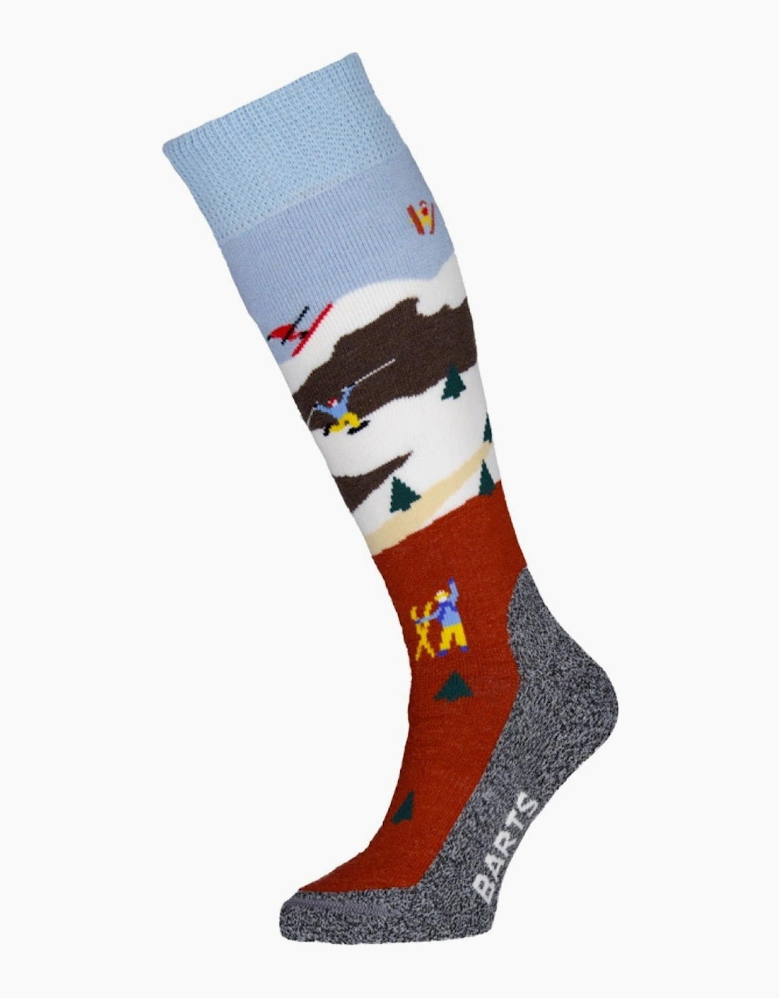 Barts Barts Kids Snowrider Ski Socks - Red/Orange/Brown