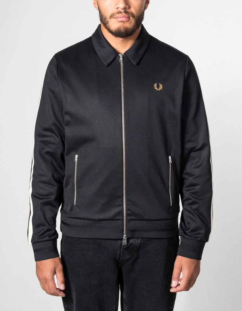 Regular Fit Tipped Tape Track Jacket