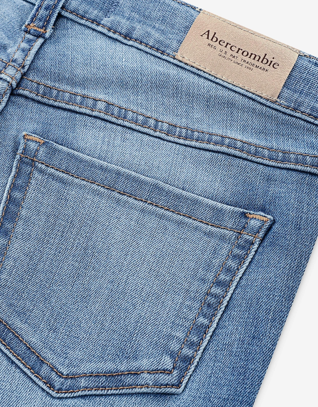 Abercrombie & Fitch Girls High Rise Flare Jeans in Blue