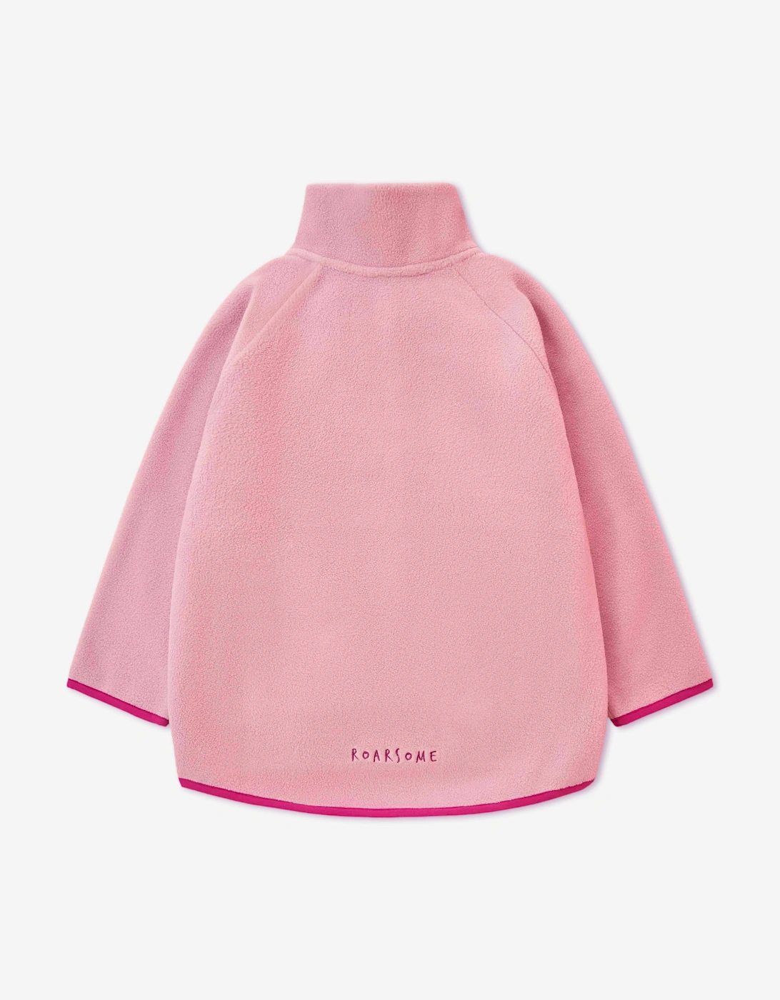Roarsome Girls Hop The Bunny Mid Layer Fleece in Pink