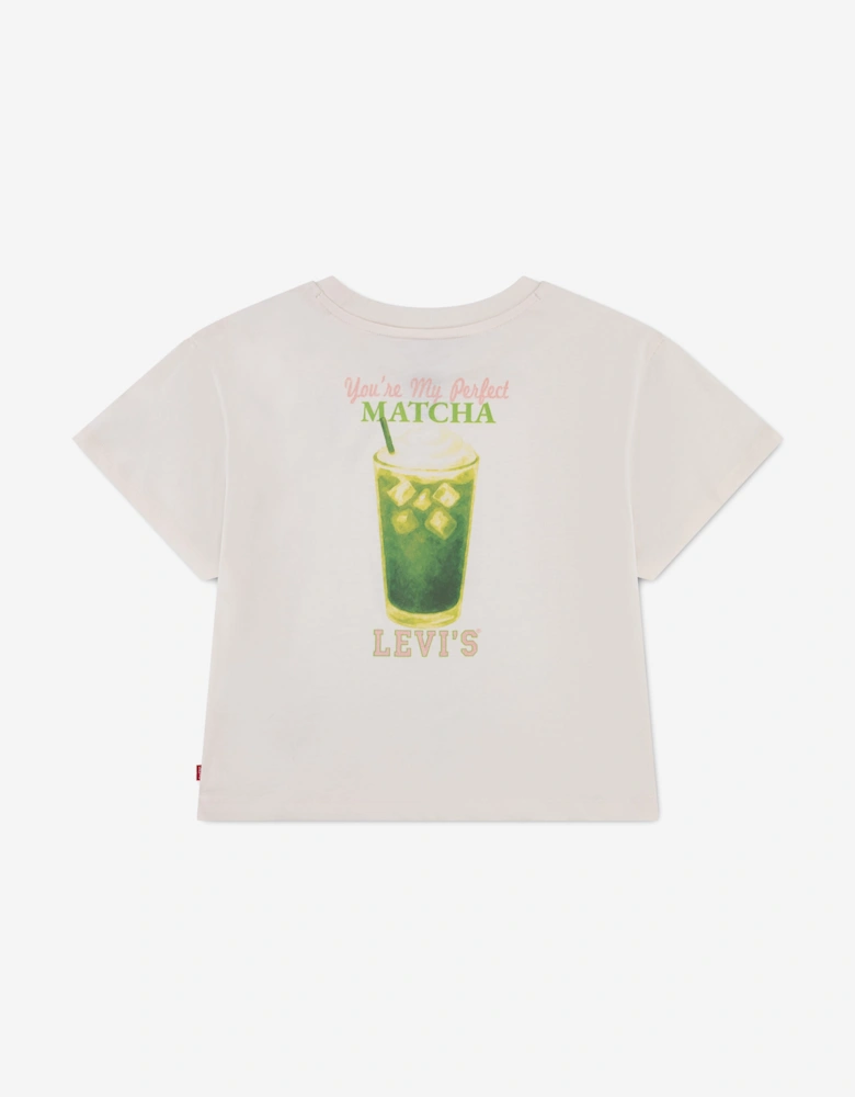Levi's Girls Matcha Oversized T-Shirt in White
