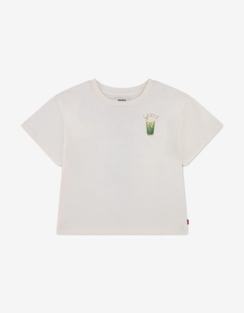 Levi's Girls Matcha Oversized T-Shirt in White