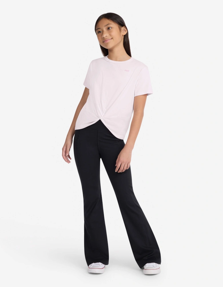 Abercrombie & Fitch Girls 3 Pack Tie Front T-Shirt Set in Pink
