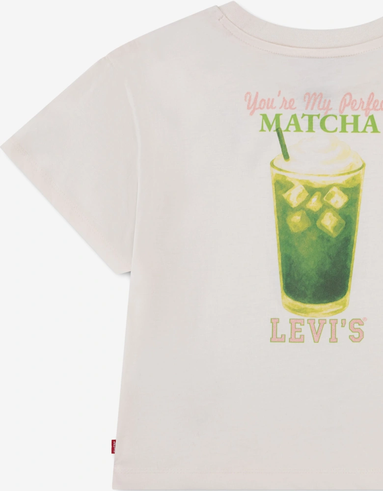 Levi's Girls Matcha Oversized T-Shirt in White