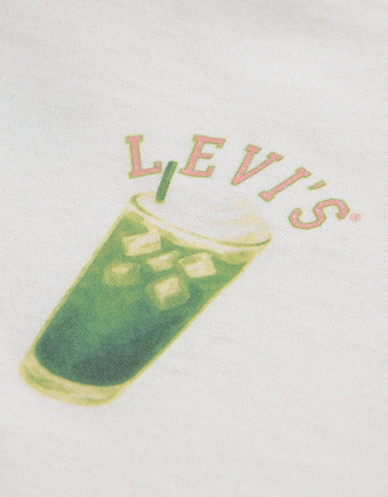 Levi's Girls Matcha Oversized T-Shirt in White