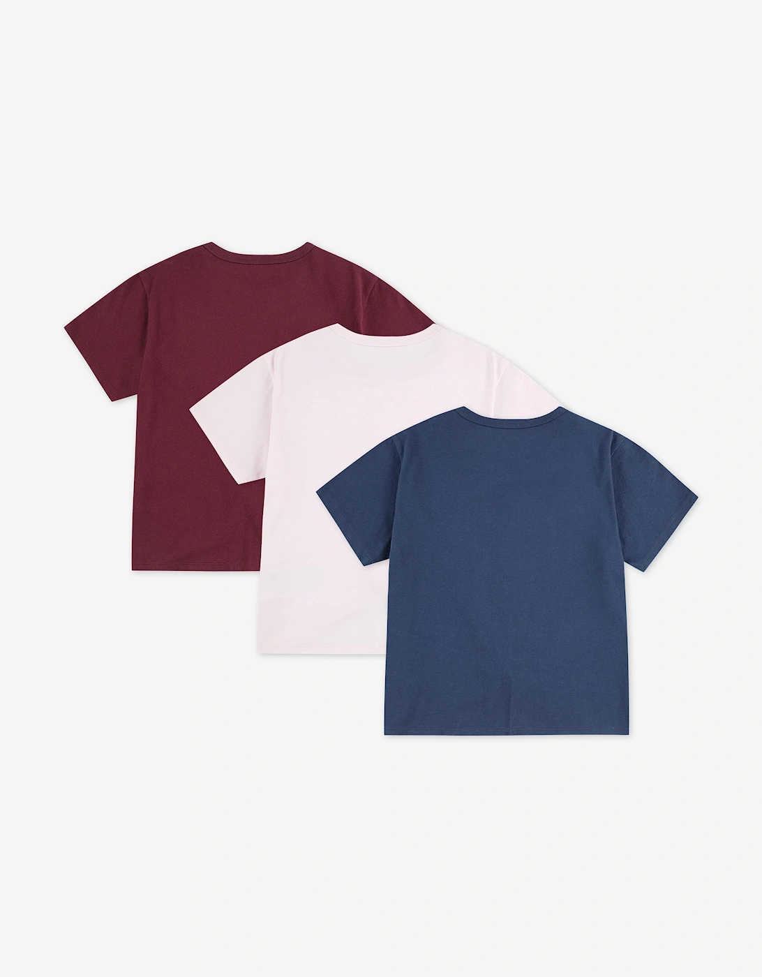 Abercrombie & Fitch Girls 3 Pack Tie Front T-Shirt Set in Pink