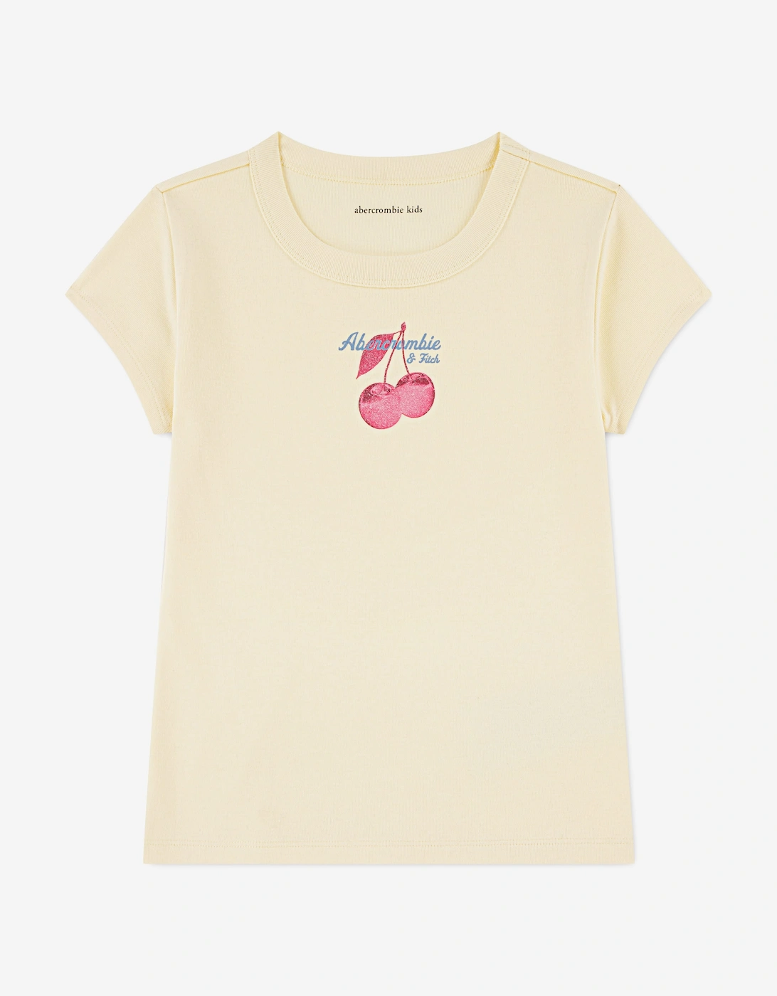 Abercrombie & Fitch Girls Two Cherry T-Shirt in Yellow